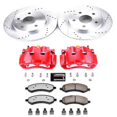 Power Stop KC2163A-36 Z36 Extreme Performance Truck And Tow 1-Click Brake Kit With Calipers (Front) for 2007-2021 Chrysler Aspen product image