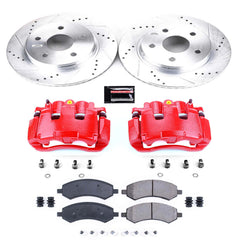 Power Stop KC2163A Z23 Evolution Sport Performance 1-Click Brake Kit With Calipers (Front) for 2007-2021 Chrysler Aspen product image