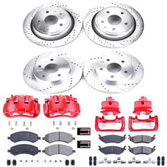 Power Stop KC2164A Z23 Evolution Sport Performance 1-Click Brake Kit With Calipers (Front And Rear) for 2007-2021 Chrysler Aspen product image
