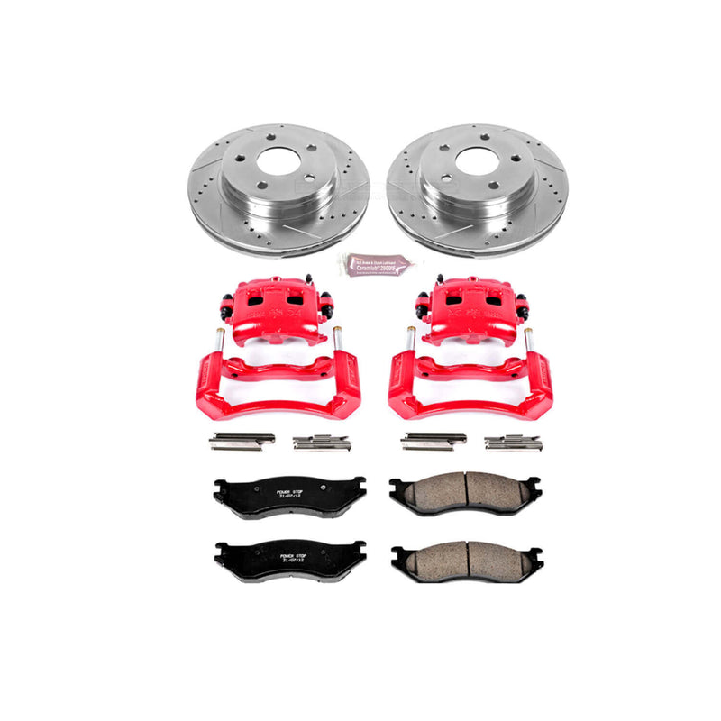 Power Stop KC2165 Z23 Evolution Sport Performance 1-Click Brake Kit With Calipers (Front) for 2002 Dodge RAM 1500 product image