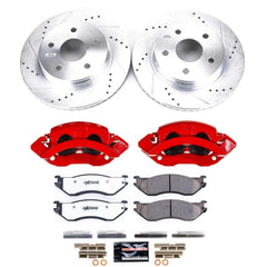 Power Stop KC2165A-36 - Front Z36 Extreme Performance Truck And Tow 1-Click Pad And Rotor Kit With Calipers vehicle fitment brake part