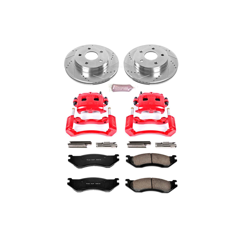 Power Stop KC2167 Z23 Evolution Sport Performance 1-Click Brake Kit With Calipers (Front) for 2003-2005 Dodge RAM 1500 product image