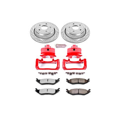 Power Stop KC2172-36 Z36 Extreme Performance Truck And Tow 1-Click Brake Kit With Calipers (Rear) for 2002-2021 Chrysler Aspen product image