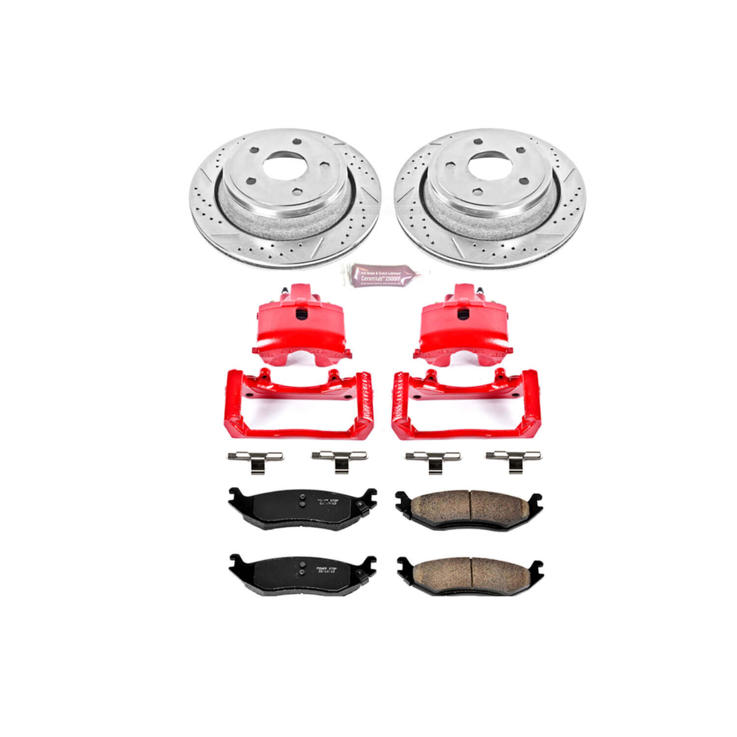 Power Stop KC2172 Z23 Evolution Sport Performance 1-Click Brake Kit With Calipers (Rear) for 2002-2021 Chrysler Aspen product image