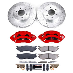 Power Stop KC2178 - Front Z23 Evolution Sport Performance 1-Click Pad And Rotor Kit With Calipers vehicle fitment brake part