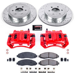 Power Stop KC2187 Z23 Evolution Sport Performance Pad And Rotor Kit With Calipers for 2003-2004 Dodge Dakota product image