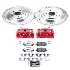 Power Stop KC219-26 Z26 Street Warrior 1-Click Pad And Rotor Kit With Calipers for 2005 Subaru Legacy GT, GT Limited product image