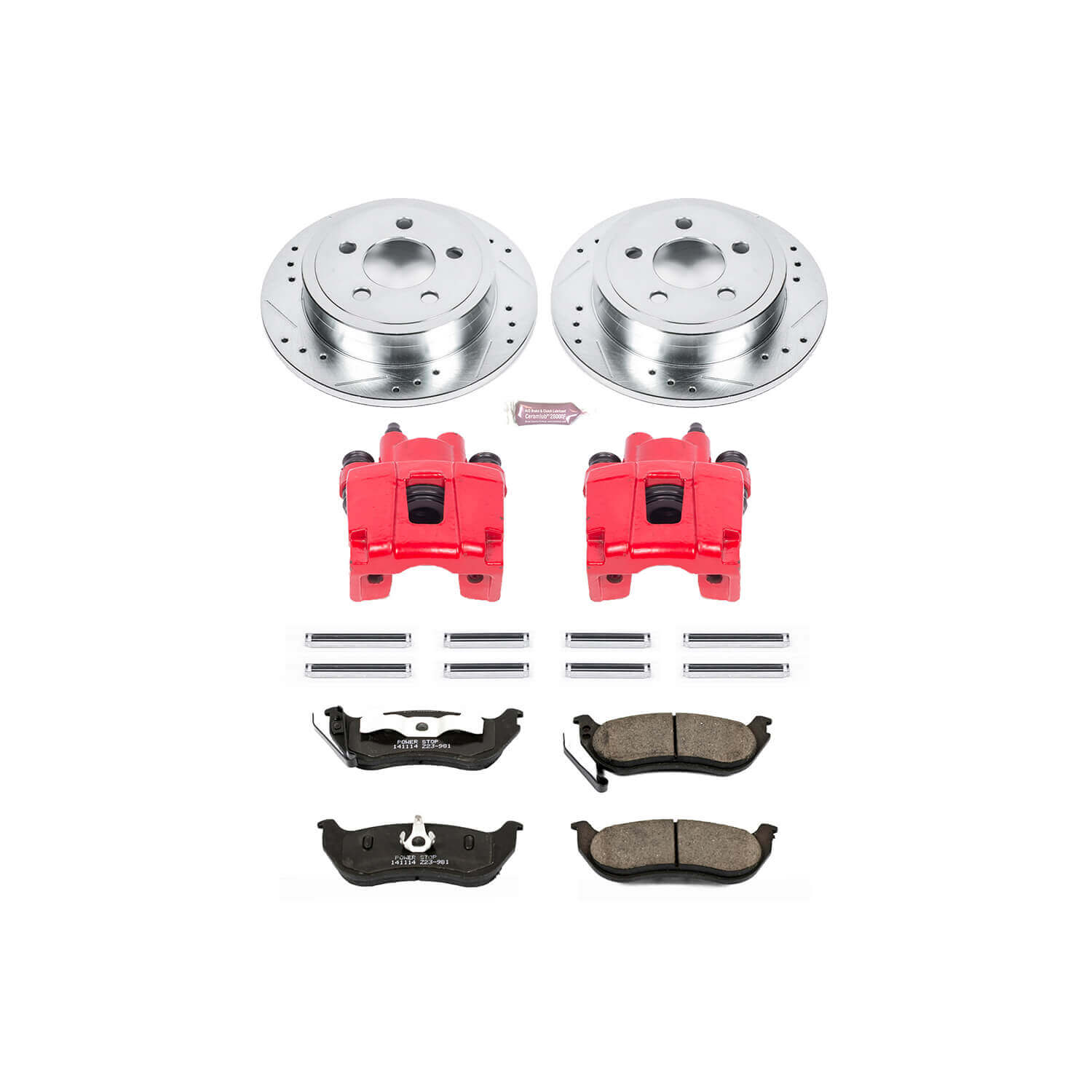 Power Stop KC2197 Z23 Evolution Sport Performance 1-Click Brake Kit With Calipers (Rear) for 2003-2007 Jeep Liberty product image