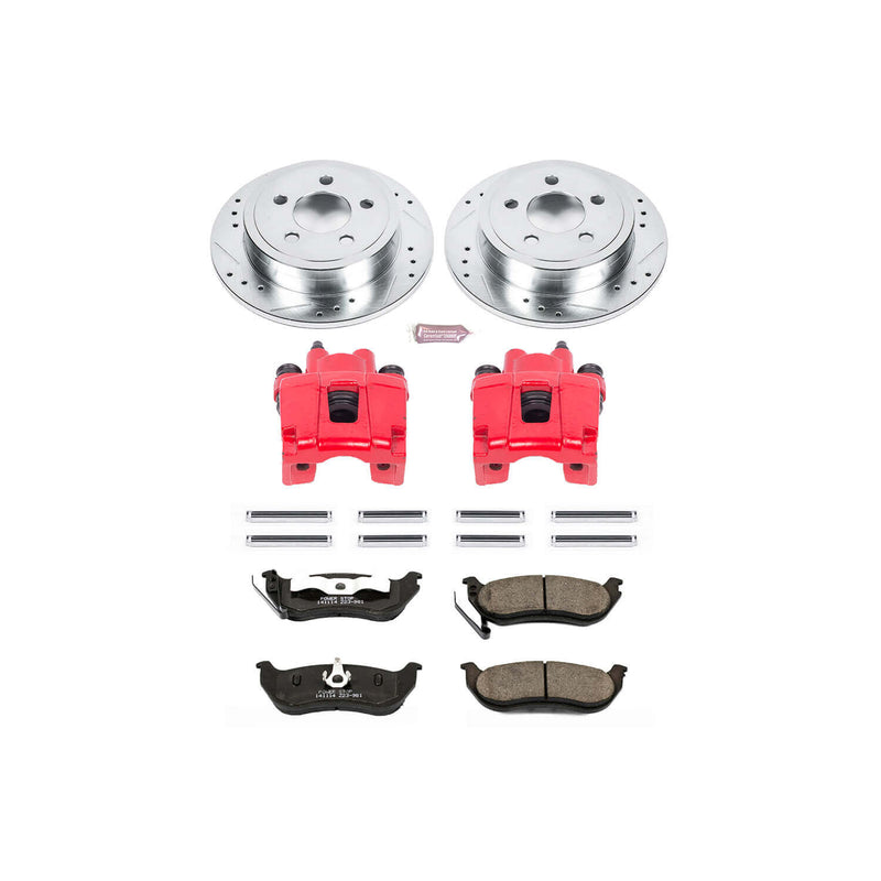 Power Stop KC2197 Z23 Evolution Sport Performance 1-Click Brake Kit With Calipers (Rear) for 2003-2007 Jeep Liberty product image