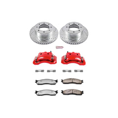 Power Stop KC2203-36 Z36 Extreme Performance Truck And Tow 1-Click Brake Kit With Calipers (Front) for 2003-2008 Dodge RAM 1500 Laramie product image