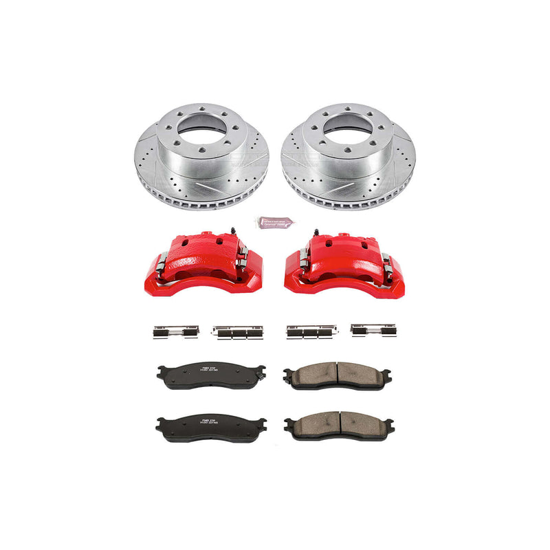 Power Stop KC2203 Z23 Evolution Sport Performance 1-Click Brake Kit With Calipers (Front) for 2003-2008 Dodge RAM 1500 Laramie product image