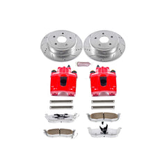 Power Stop KC2221-26 Z26 Extreme Street Warrior 1-Click Brake Kit With Calipers (Rear) for 2005-2010 Jeep Commander product image