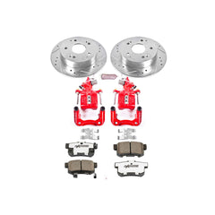 Power Stop KC2270-26 Z26 Extreme Street Warrior 1-Click Brake Kit With Calipers (Rear) for 1998-2002 Honda Accord Sedan (4 Door) product image