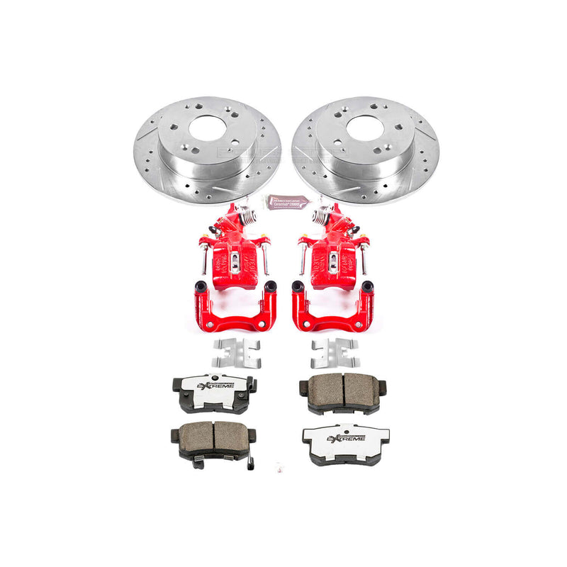 Power Stop KC2270-26 Z26 Extreme Street Warrior 1-Click Brake Kit With Calipers (Rear) for 1998-2002 Honda Accord Sedan (4 Door) product image