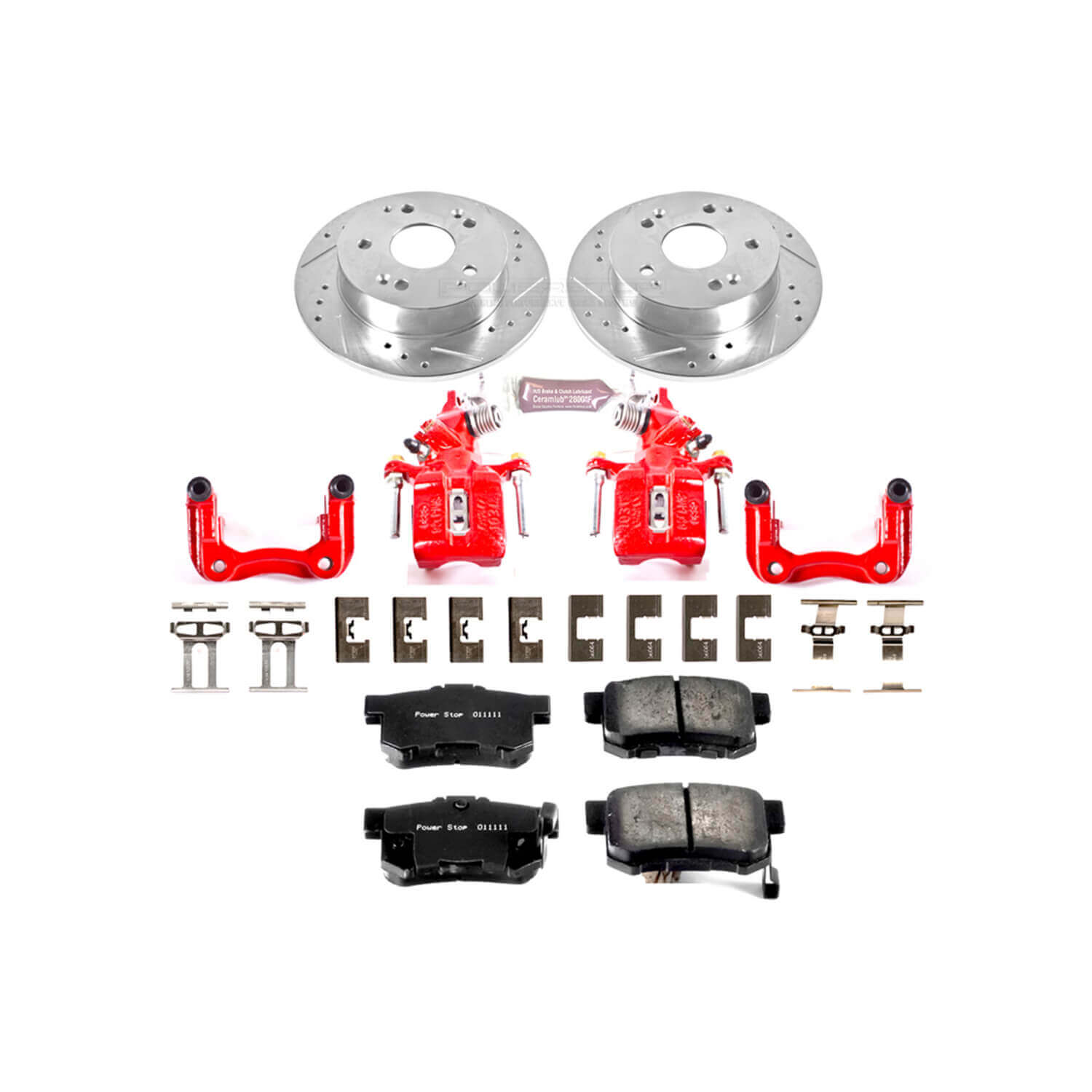 Power Stop KC2270 Z23 Evolution Sport Performance 1-Click Brake Kit With Calipers (Rear) for 1998-2002 Honda Accord Sedan (4 Door) product image