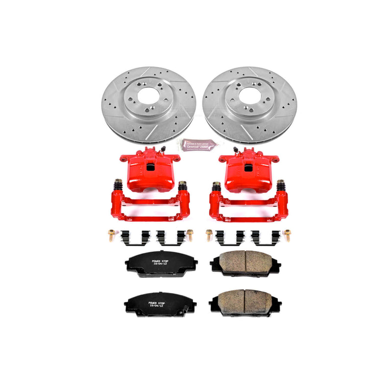Power Stop KC2276 Z23 Evolution Sport Performance 1-Click Brake Kit With Calipers (Front) for 2000-2009 Honda S2000 product image