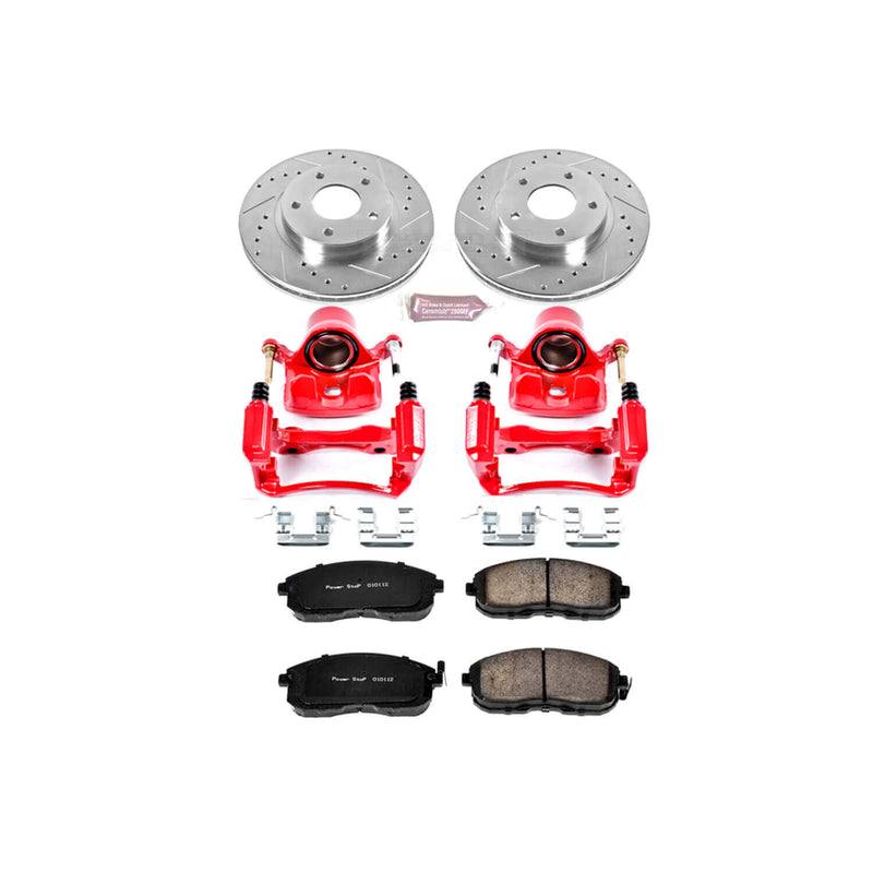 Power Stop KC2280 Z23 Evolution Sport Performance 1-Click Brake Kit With Calipers (Front) for 2000-2001 INFINITI I30 product image