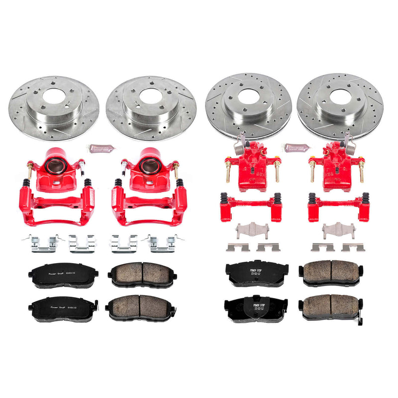 Power Stop KC2281 Z23 Evolution Sport Performance 1-Click Brake Kit With Calipers (Front And Rear) for 2000-2001 INFINITI I30 product image
