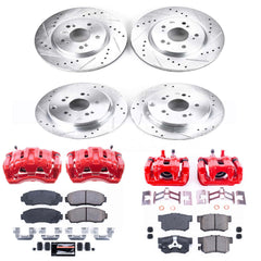 Power Stop KC229 Z23 Evolution Sport Front And Rear Brake Kit for 2010-2012 Acura RDX Front Wheel Drive product image