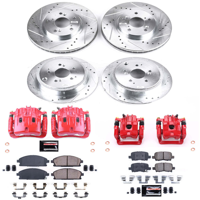 Power Stop KC2291 Z23 Evolution Sport Front And Rear Brake Kit for 2003-2006 Acura MDX product image