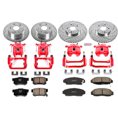 Power Stop KC2295 Z23 Evolution Sport Performance 1-Click Brake Kit With Calipers (Front And Rear) for 1999-2003 Acura Tl product image