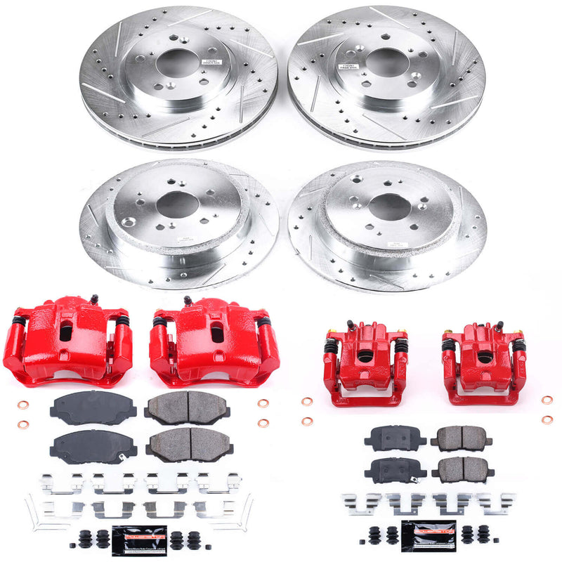 Power Stop KC2303 Z23 Evolution Sport Front And Rear Brake Kit for 2003-2008 Honda Pilot product image