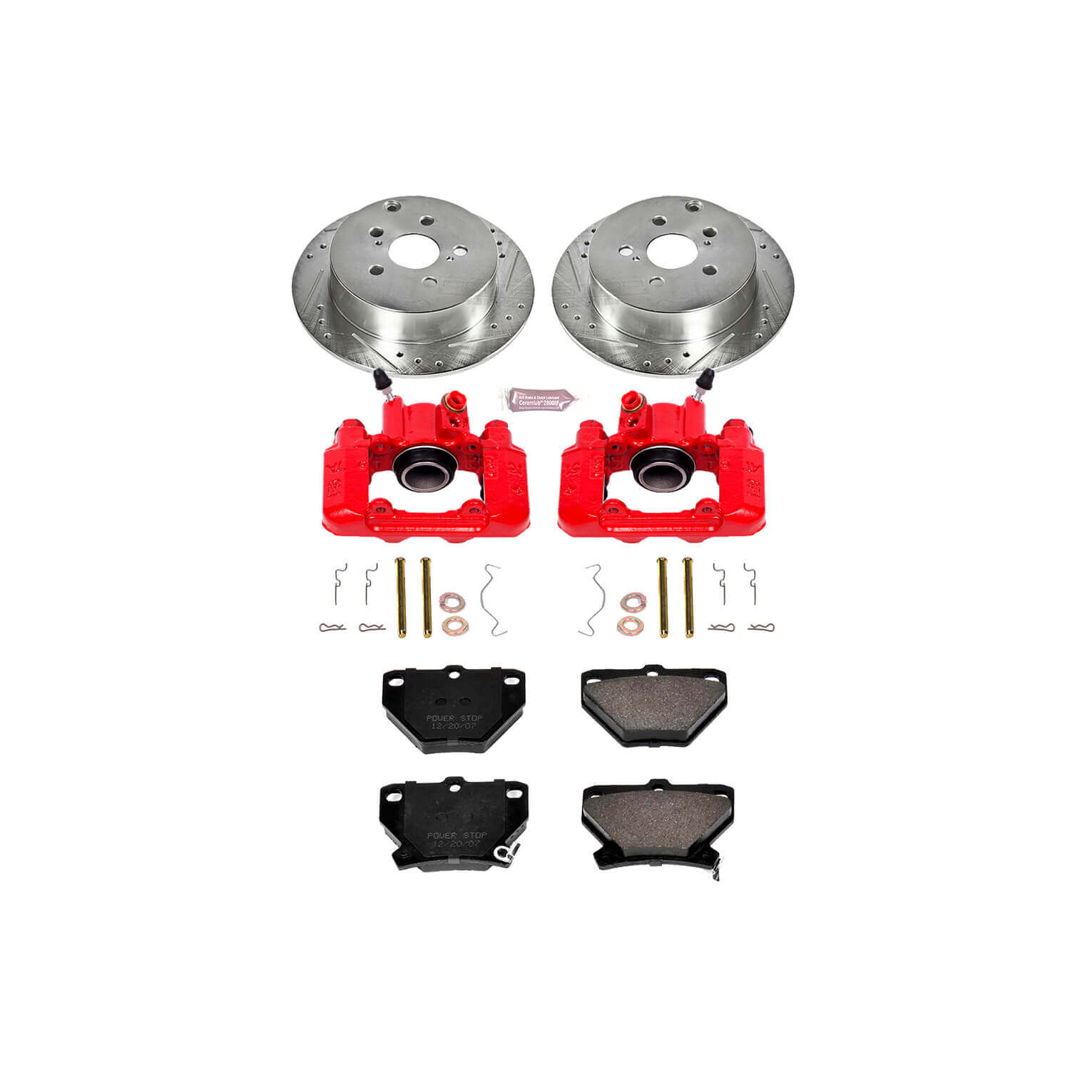 Power Stop KC2318 Z23 Evolution Sport Performance 1-Click Brake Kit With Calipers (Rear) for 2000-2007 Pontiac Vibe product image