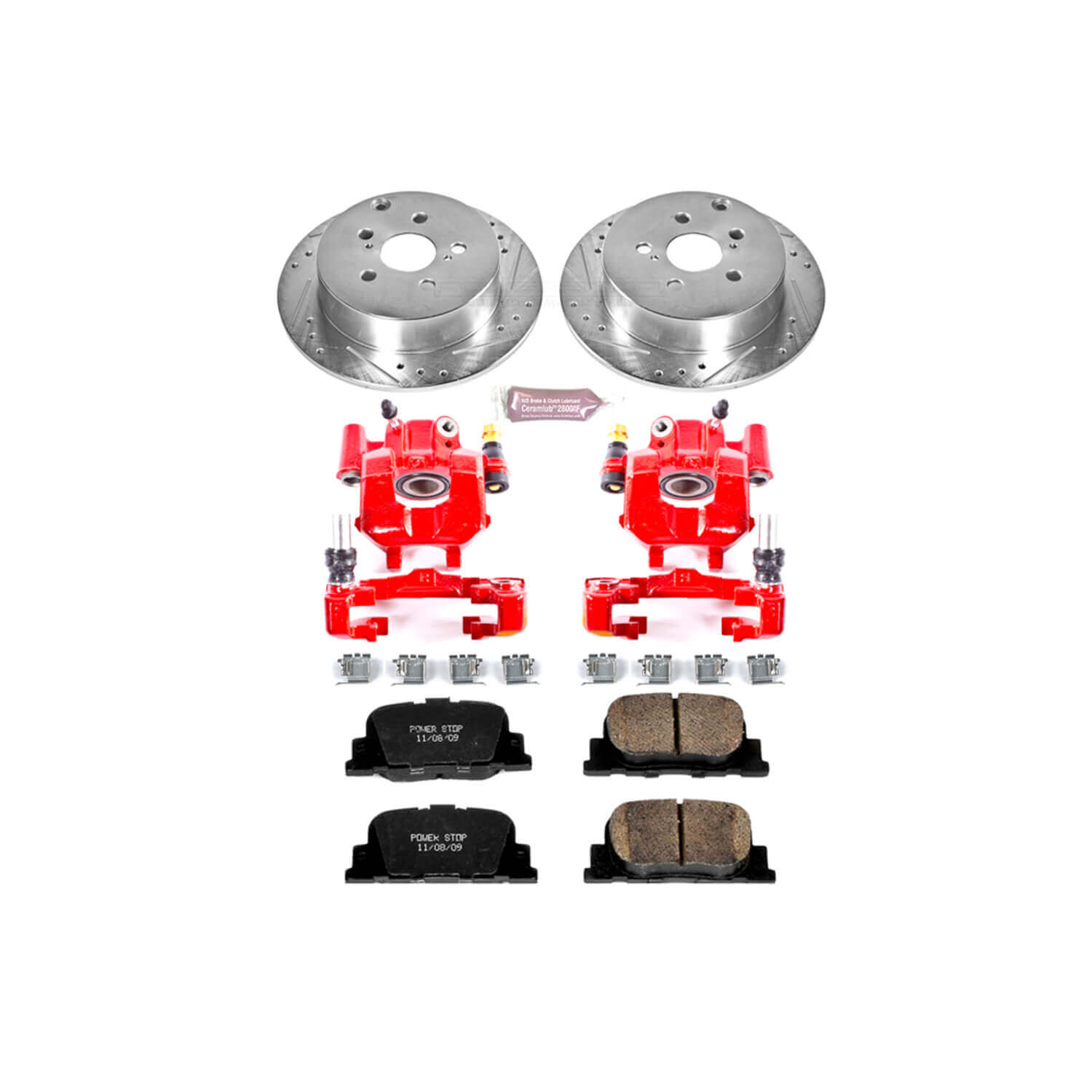 Power Stop KC2319 Z23 Evolution Sport Performance 1-Click Brake Kit With Calipers (Rear) for 2005-2010 Scion Tc product image