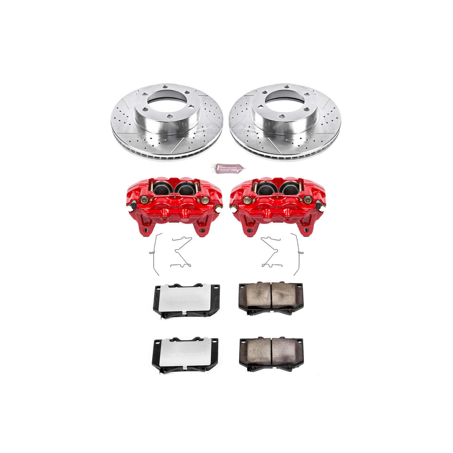 Power Stop KC2323-36 Z36 Extreme Performance Truck And Tow 1-Click Brake Kit With Calipers (Front) for 2000-2002 Toyota Sequoia product image