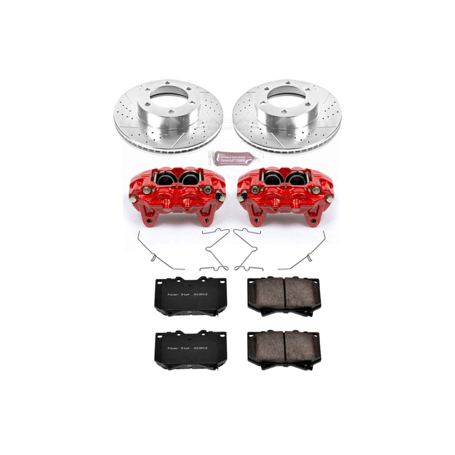 Power Stop KC2323 Z23 Evolution Sport Performance 1-Click Brake Kit With Calipers (Front) for 2000-2002 Toyota Sequoia product image