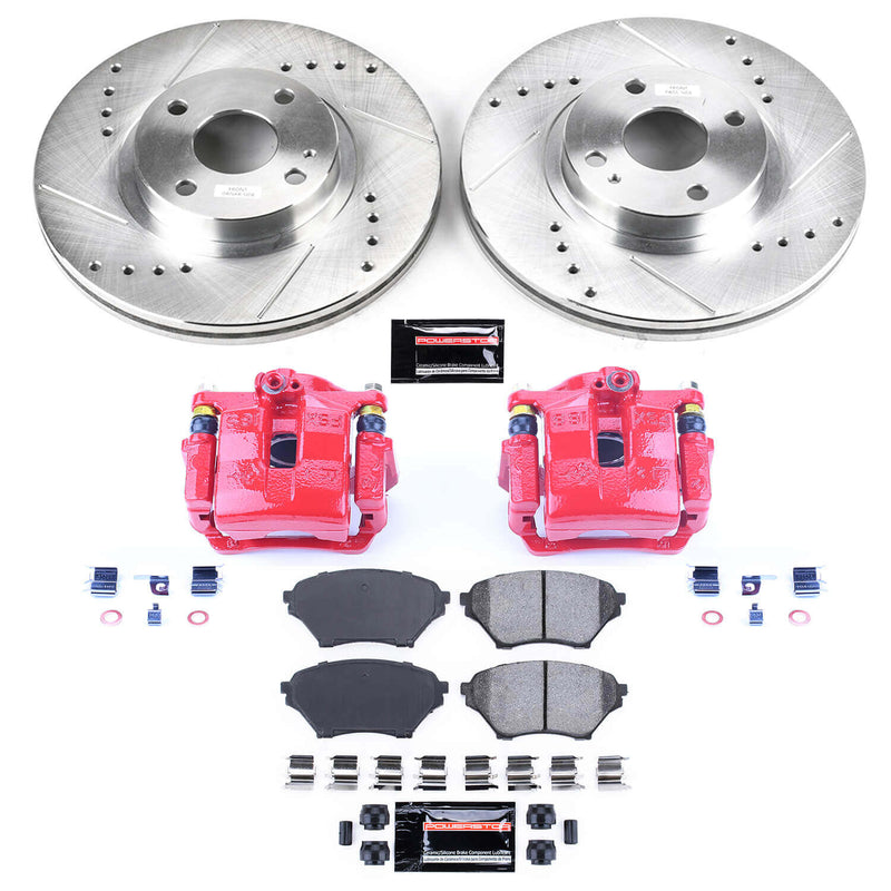 Power Stop KC2353 Z23 Evolution Sport Performance 1-Click Brake Kit With Calipers (Front) for 2001-2005 Mazda Miata / MX-5 product image