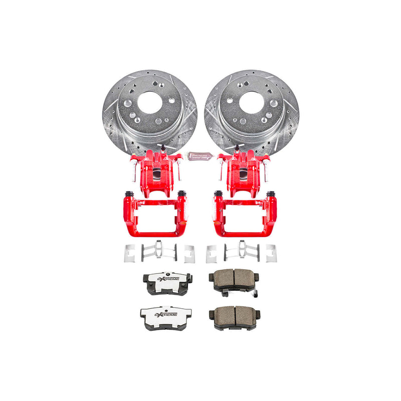 Power Stop KC2383-26 Z26 Extreme Street Warrior 1-Click Brake Kit With Calipers (Rear) for 2001-2003 Acura Cl product image