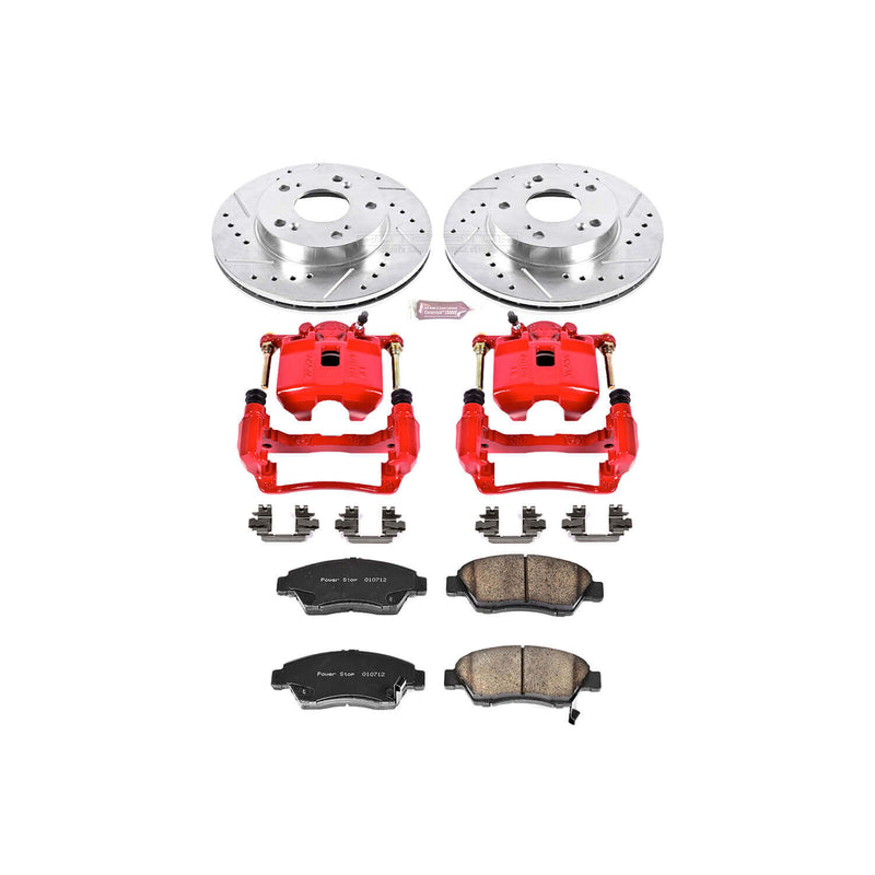 Power Stop KC2386 Z23 Evolution Sport Performance 1-Click Brake Kit With Calipers (Front) for 2002-2006 Acura Rsx product image
