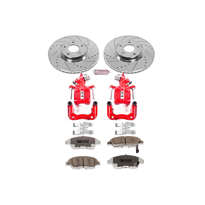 Power Stop KC2391-26 Z26 Extreme Street Warrior 1-Click Brake Kit With Calipers (Rear) for 2003-2008 Acura Tsx product image