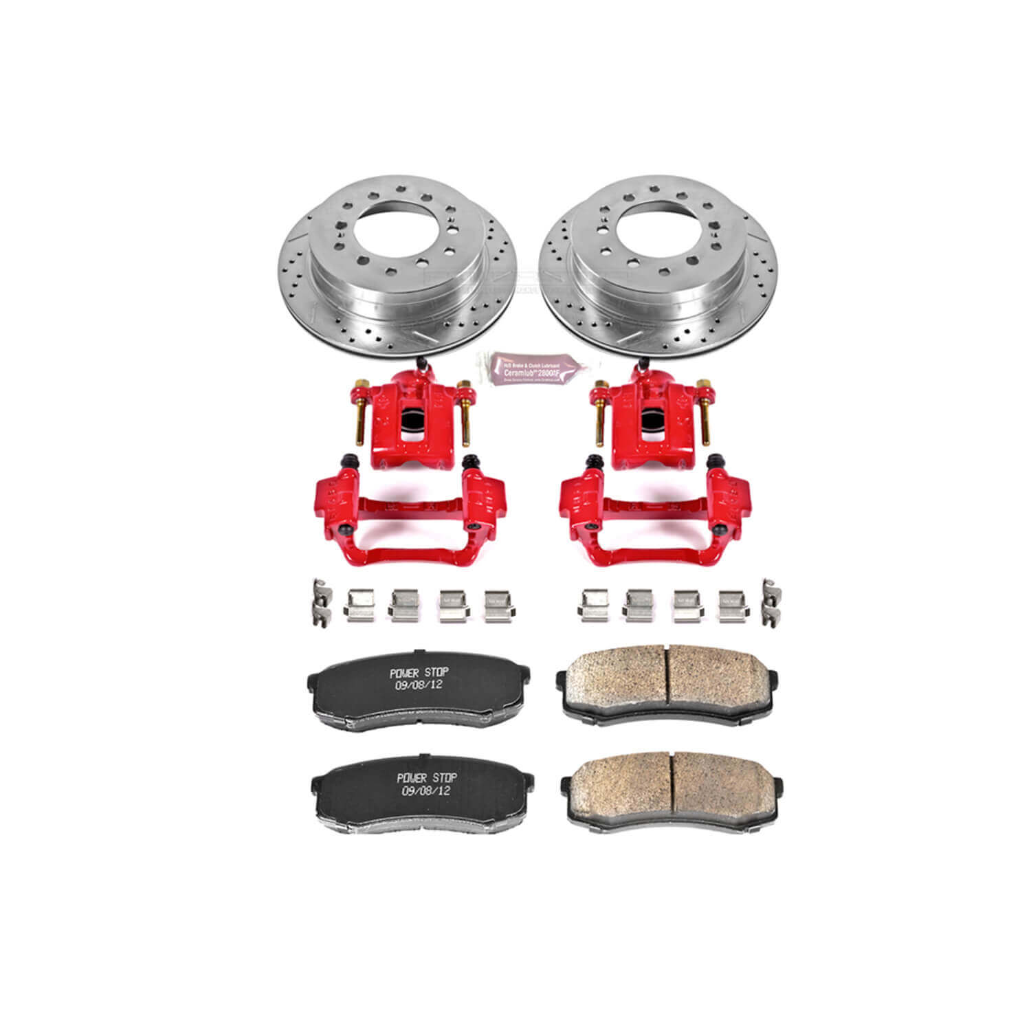 Power Stop KC2405 Z23 Evolution Sport Performance 1-Click Brake Kit With Calipers (Rear) for 2001-2009 Lexus GX470 product image