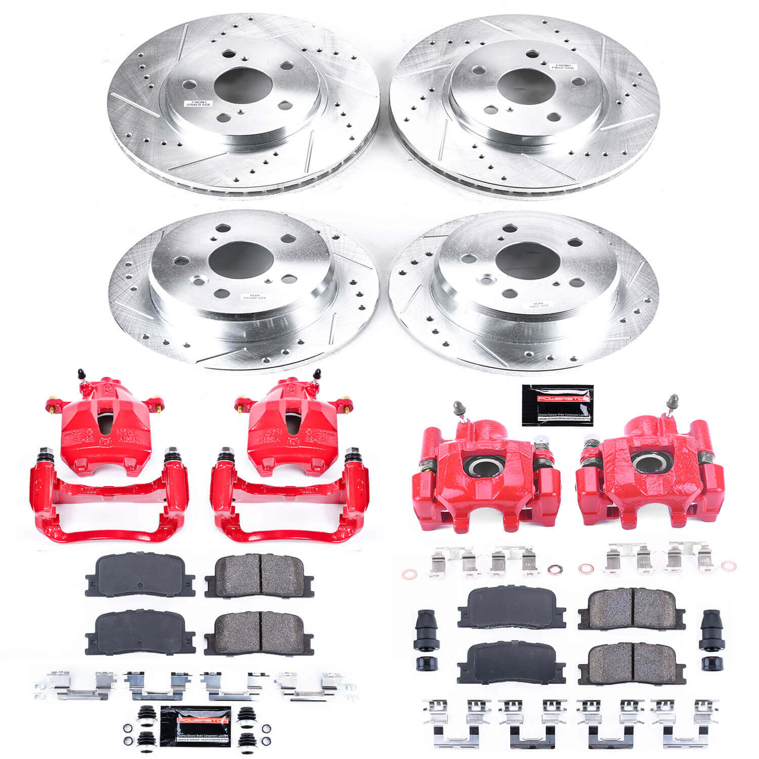 Power Stop KC2413A Z23 Evolution Sport Front And Rear Brake Kit for 2005-2006 Toyota Camry product image