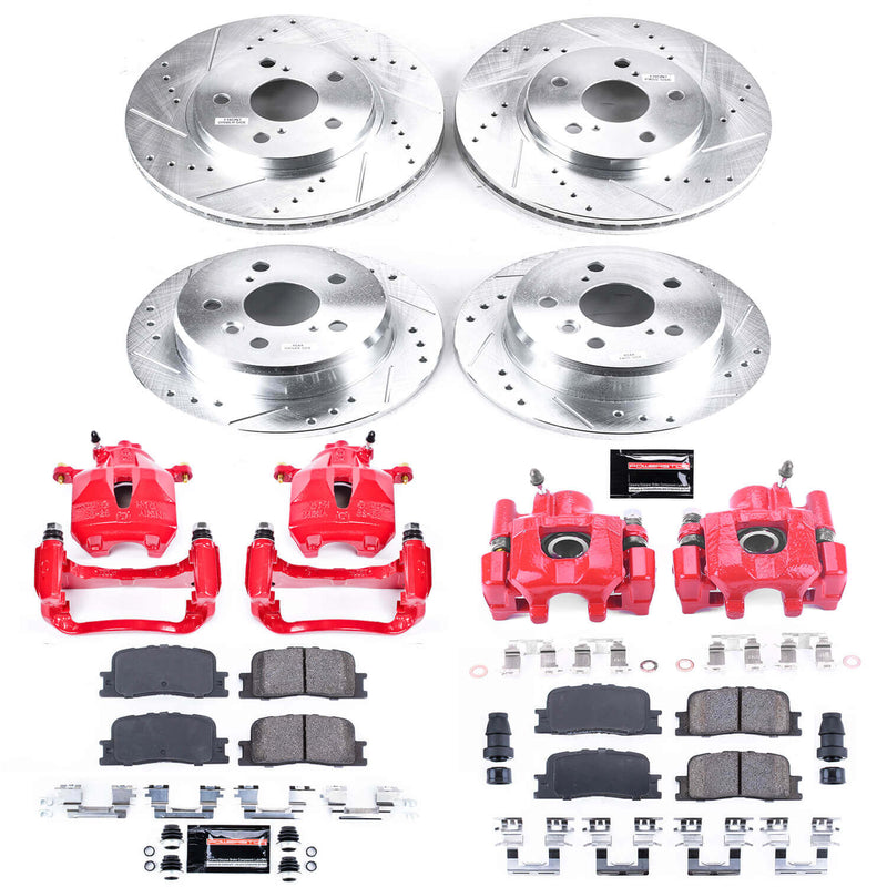 Power Stop KC2413A Z23 Evolution Sport Front And Rear Brake Kit for 2005-2006 Toyota Camry product image