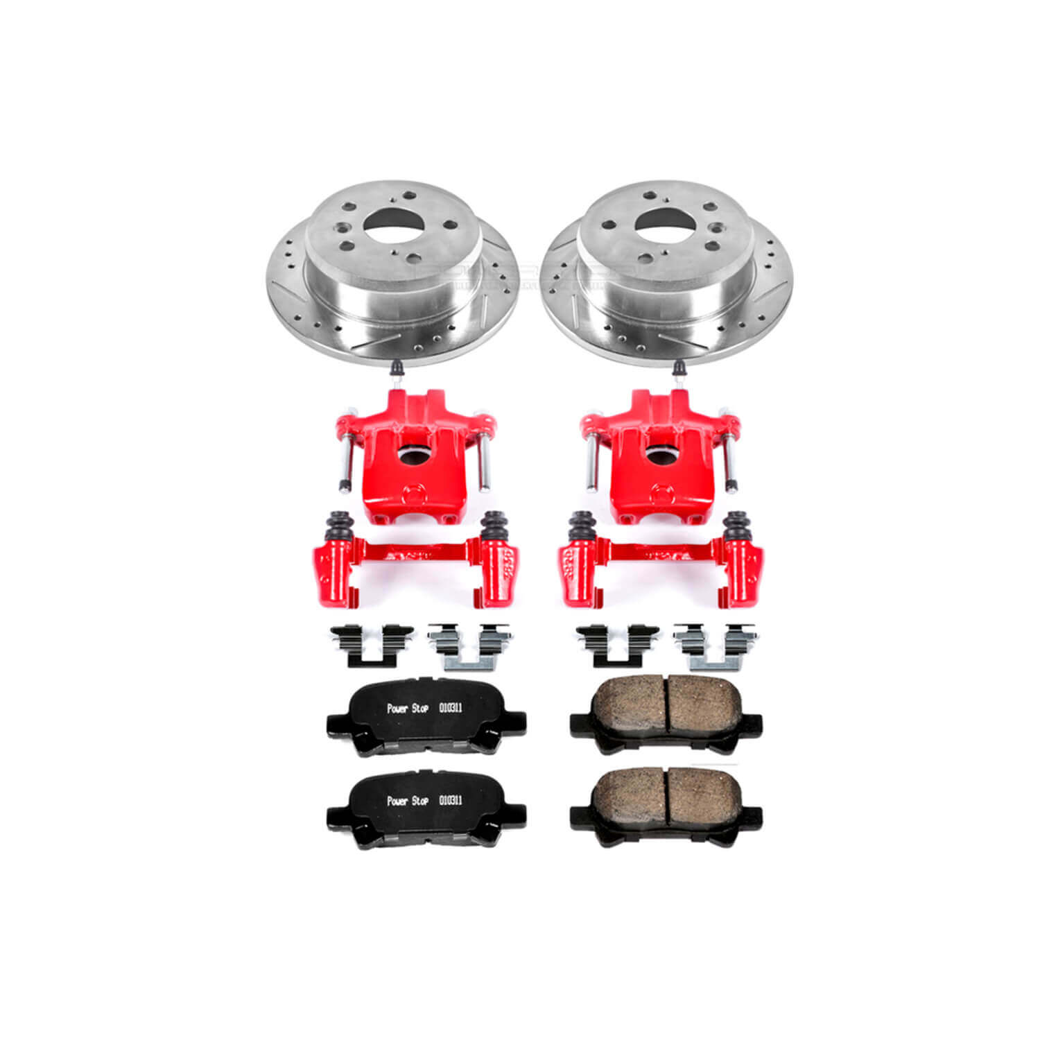 Power Stop KC2417 Z23 Evolution Sport Performance 1-Click Brake Kit With Calipers (Rear) for 2002-2008 Toyota Avalon product image