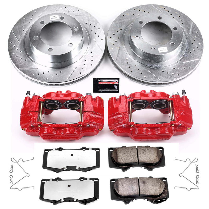 Power Stop KC2421-36 Z36 Extreme Performance Truck And Tow 1-Click Front Brake Kit With Calipers for 2003-2009 Lexus GX470 product image