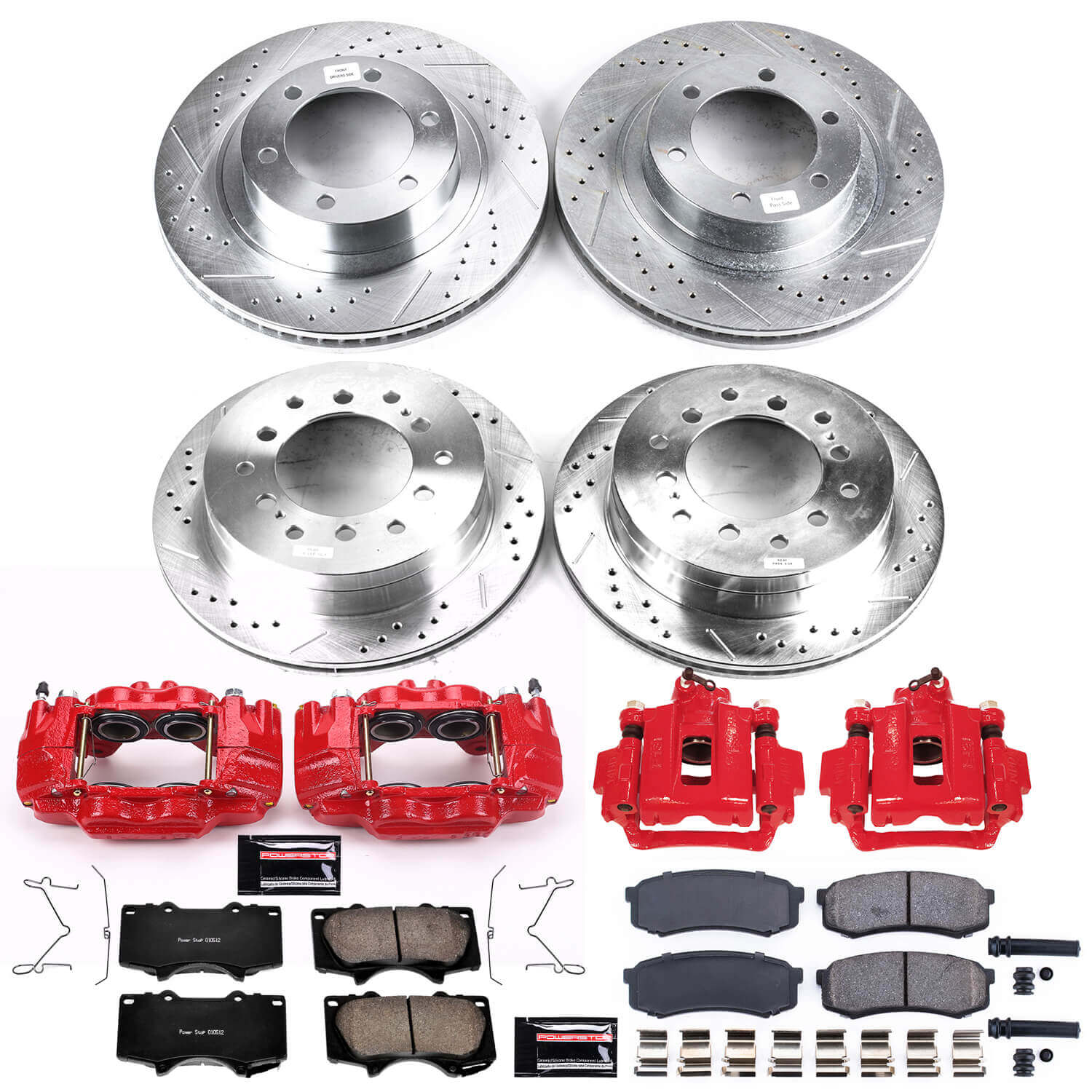 Power Stop KC2422 Z23 Evolution Sport Front And Rear Brake Kit for 2003-2009 Toyota 4RUNNER product image