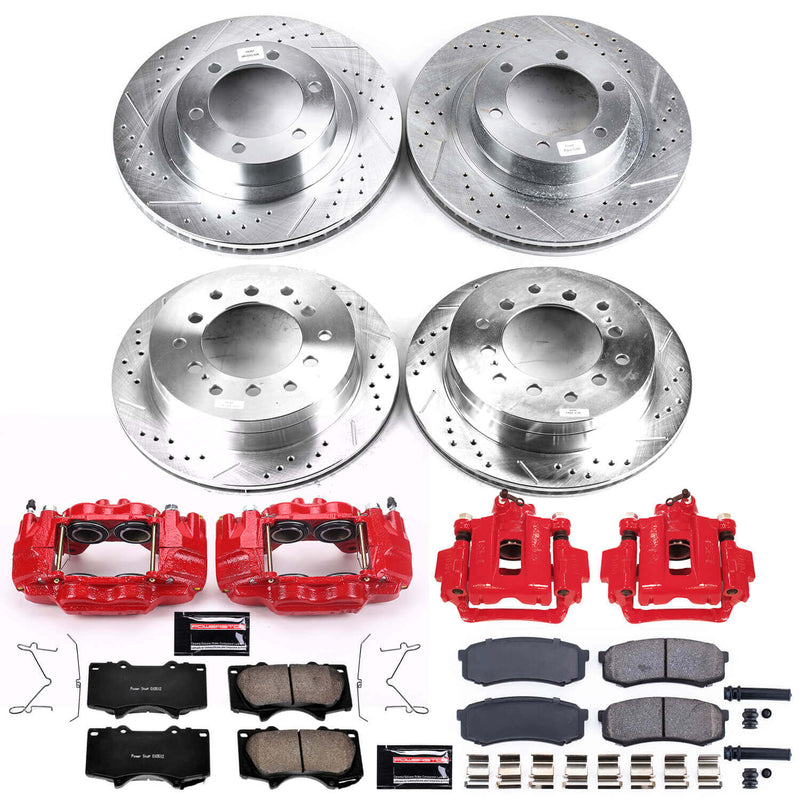 Power Stop KC2422 Z23 Evolution Sport Front And Rear Brake Kit for 2003-2009 Toyota 4RUNNER product image