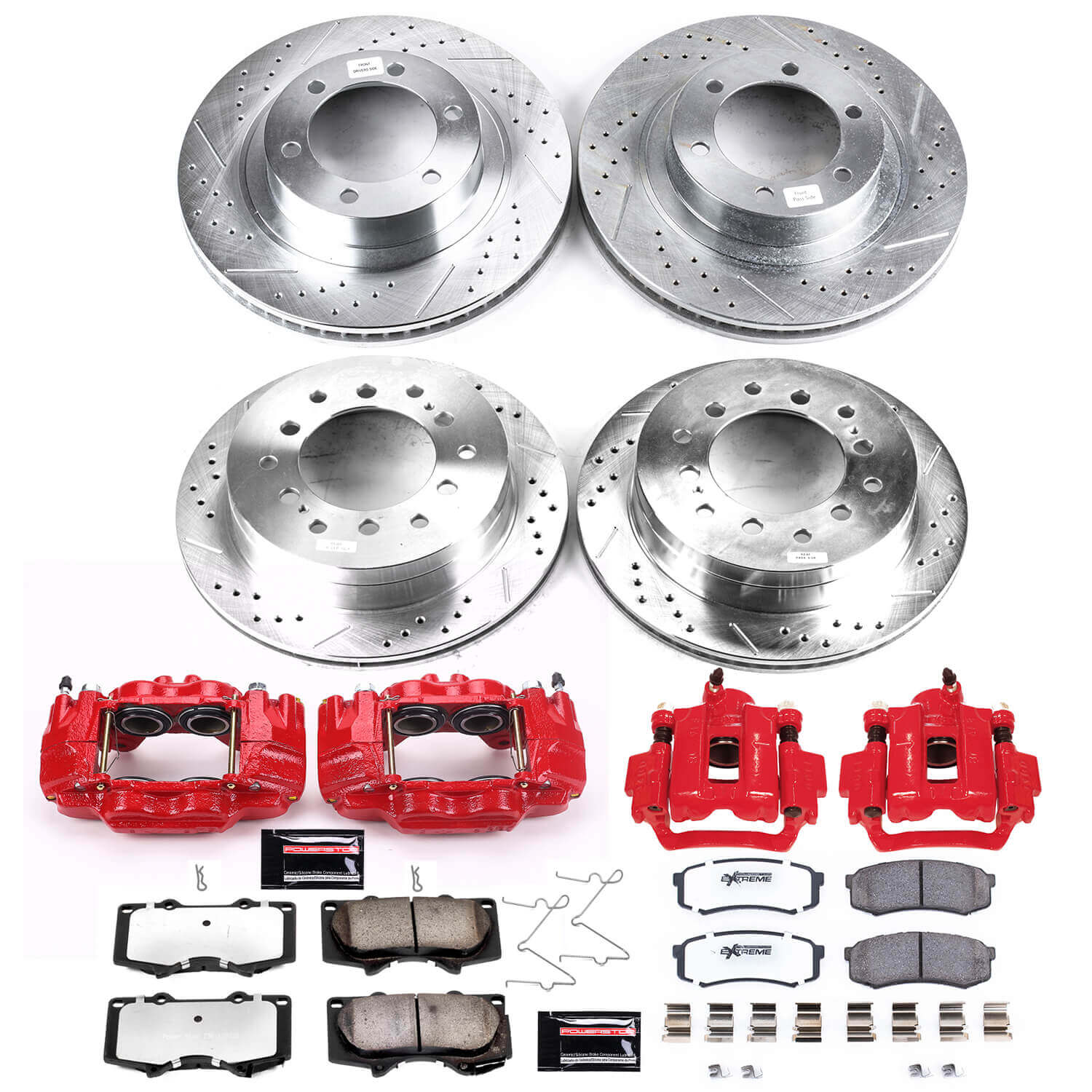 Power Stop KC2422A-36 Z36 Extreme Performance Truck And Tow 1-Click Front And Rear Brake Kit With Calipers for 2003-2009 Lexus GX470 product image