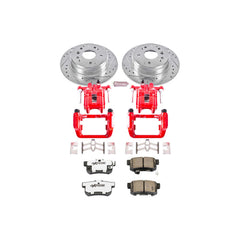 Power Stop KC2434-26 - Z26 Extreme Street Warrior 1-Click Brake Kit With Calipers (Rear) vehicle fitment brake part