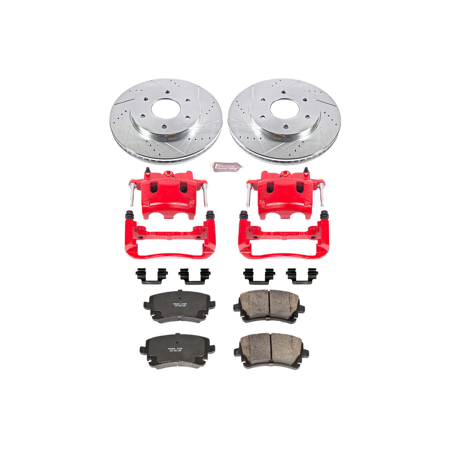 Power Stop KC2442 Z23 Evolution Sport Performance 1-Click Brake Kit With Calipers (Front) for 2004-2005 Nissan Armada product image
