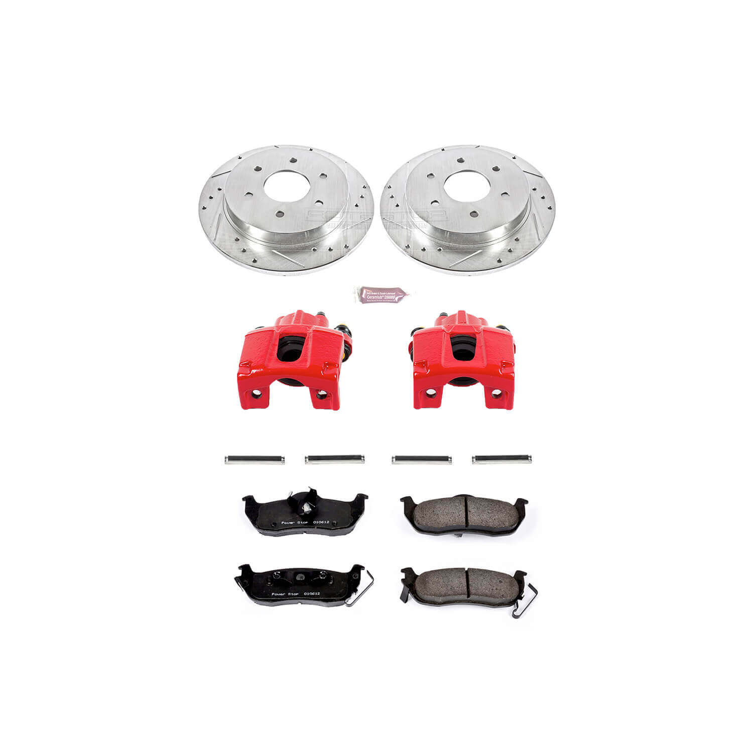 Power Stop KC2445 Z23 Evolution Sport Performance 1-Click Brake Kit With Calipers (Rear) for 2004-2015 INFINITI QX56 product image