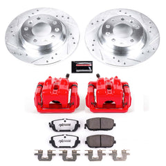 Power Stop KC2451-26 Z26 Street Warrior 1-Click Rear Brake Kit With Calipers for 2006-2015 Mazda Miata / MX-5 product image