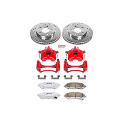 Power Stop KC2553-26 Z26 Extreme Street Warrior 1-Click Brake Kit With Calipers (Front) for 1997-2005 Buick Century product image