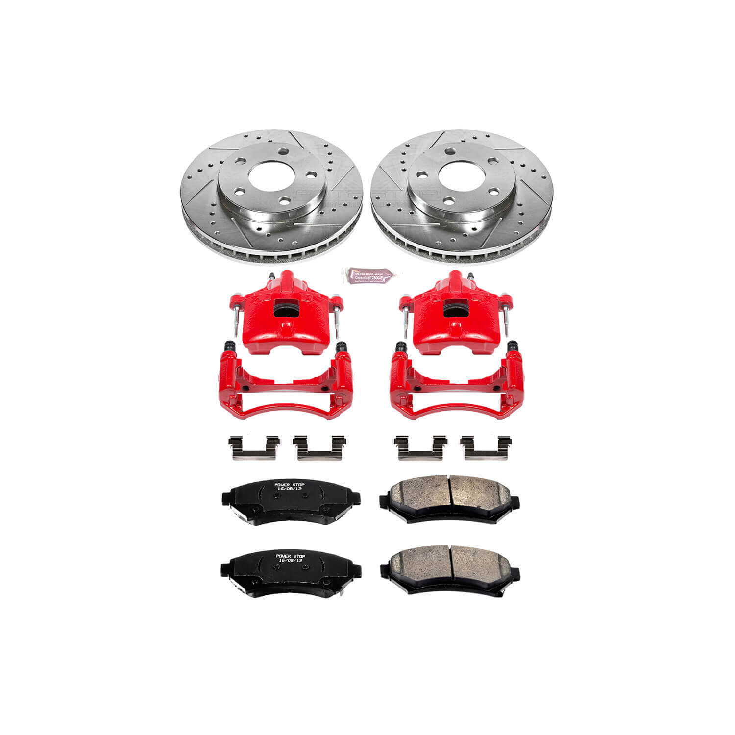 Power Stop KC2553 Z23 Evolution Sport Performance 1-Click Brake Kit With Calipers (Front) for 1997-2005 Buick Century product image