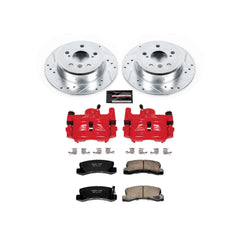 Power Stop KC2564 Z23 Evolution Sport Performance 1-Click Drilled And Slotted Rear Brake Kit With Calipers for 1992-1996 Lexus ES300 product image