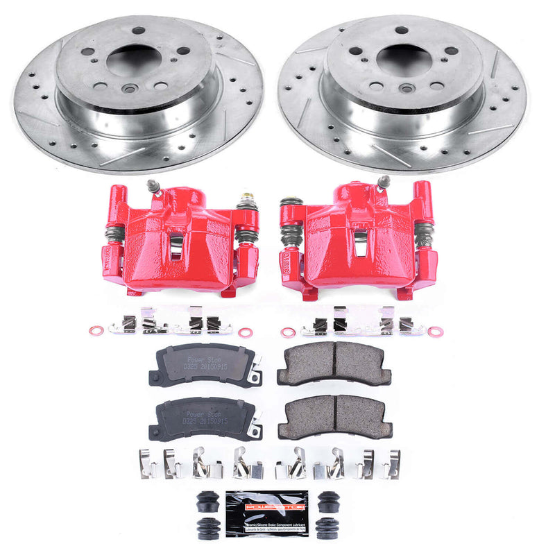 Power Stop KC2564A Z23 Evolution Sport Rear Brake Kit for 1999-2003 Lexus RX300 Front Wheel Drive product image
